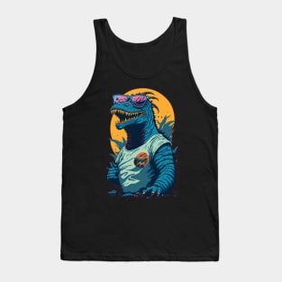 Retro Godzilla Tank Top